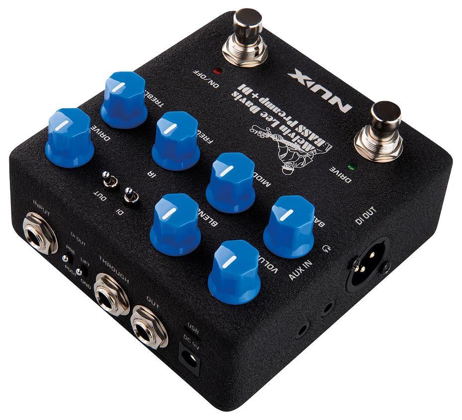 NBP-5 Guitar MLD Bass Preamp + DI Effects Pedal - NBP-5