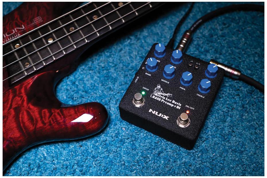NBP-5 Guitar MLD Bass Preamp + DI Effects Pedal - NBP-5