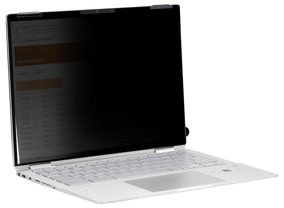 Filtro de privacidad Flip-Over para la computadora portátil de pantalla táctil de la pantalla panorámica de 16: 9