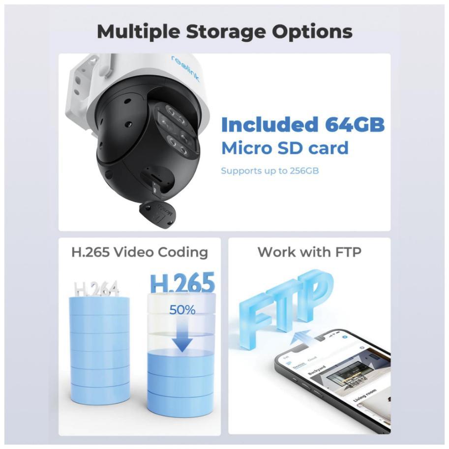4K MIX PTZ WIFI CAM 64GB - TMW4KM64-UK