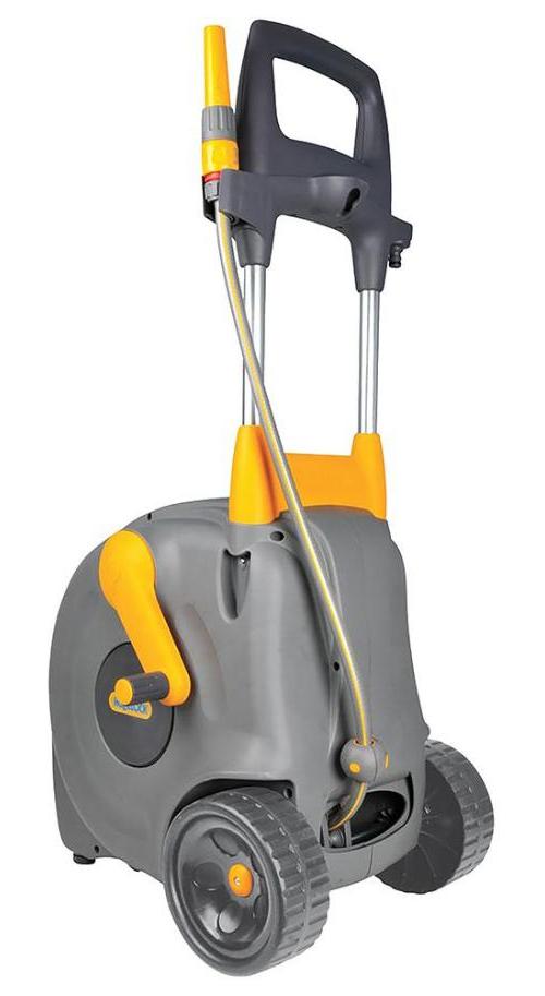 Chariot rapide mobile à roues avec tuyau de jardin fermé de 40 m - 2450r0000