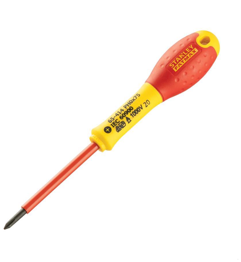 Tournevis Phillips 1000V - PH0 X 60 Mm - Topex 39D475 - Isolé