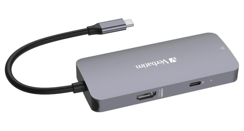 CMH-05 USB-C 5 Port Pro Multiport Hub, 4K / USB / LAN / PD - 32150