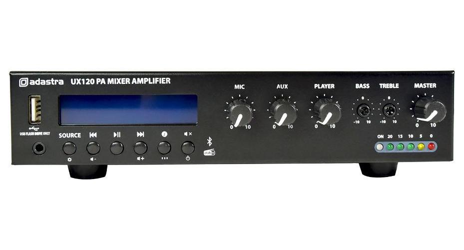 Amplificatore mixer 100V da 120 W Compact - UX120