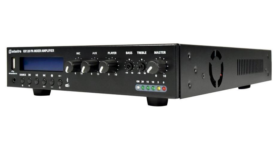 Amplificatore mixer 100V da 120 W Compact - UX120