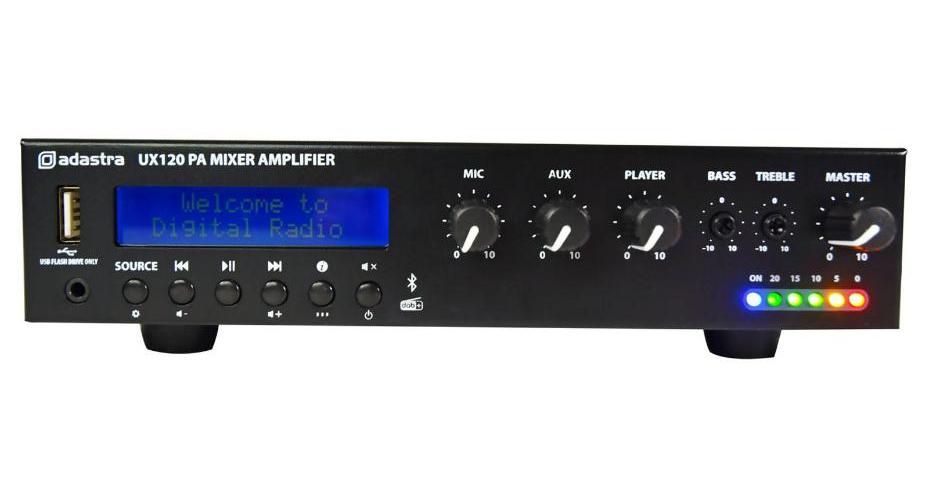 Amplificatore mixer 100V da 120 W Compact - UX120