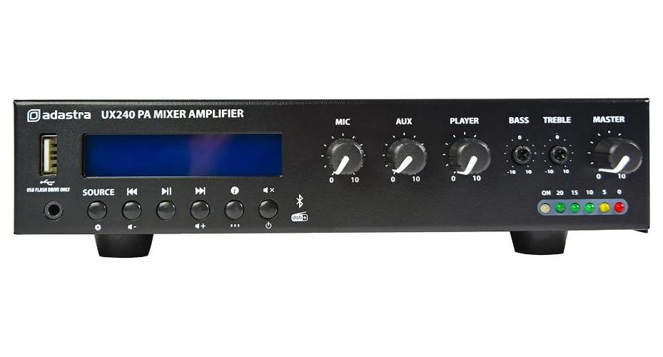 UX240 COMPACT 100V MIXER-AMP - UX240