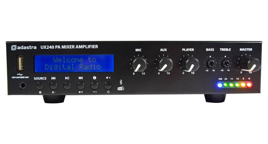 UX240 COMPACT 100V MIXER-AMP - UX240