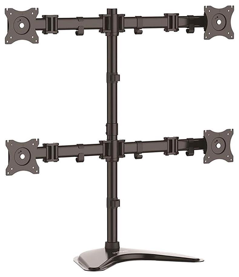 Desktop Quad Monitor Stand, up to 27