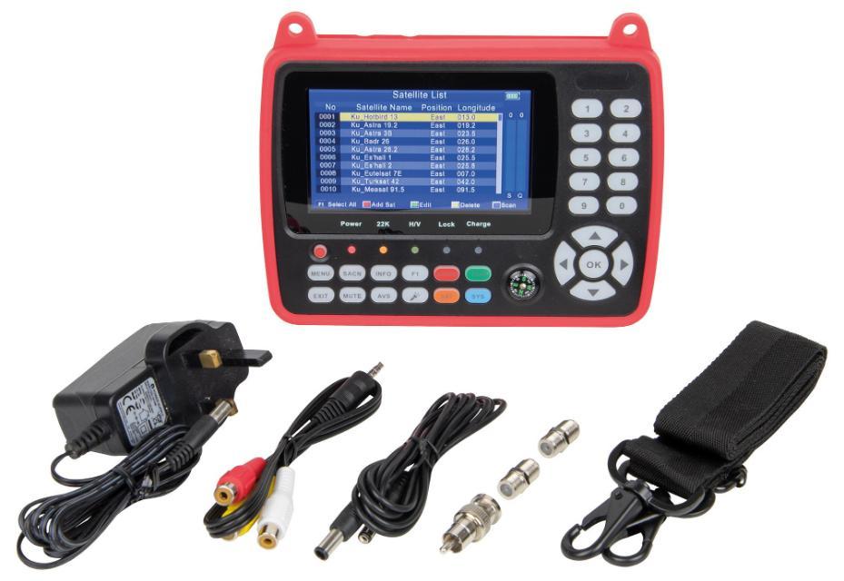 Satelliten-/terrestrisches Signalstärkemessgerät - S501