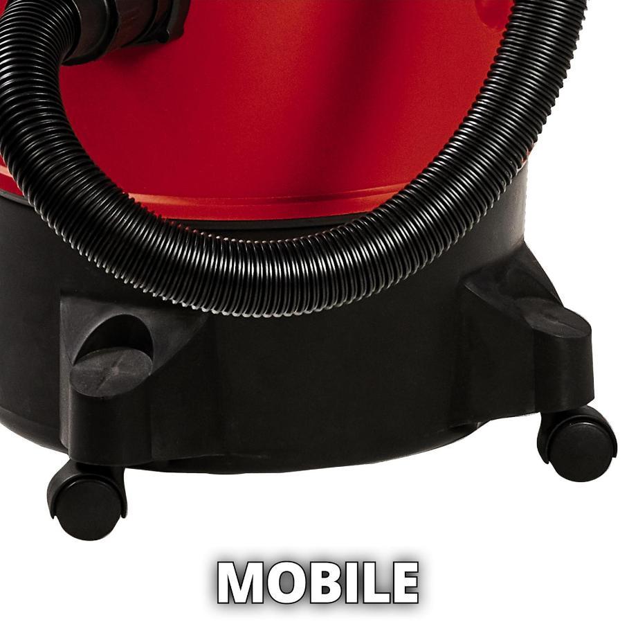 25L 1250W Plastic Wet & Dry Vacuum Cleaner 230V - TC-VC 1825