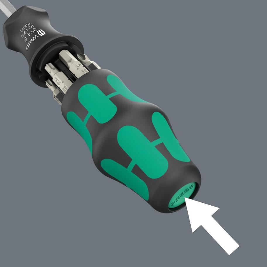 KraftForm Kompakt 300 mm Long Excentor de alcance y 6 piezas Juego de bits 27 XL Shk 1 0