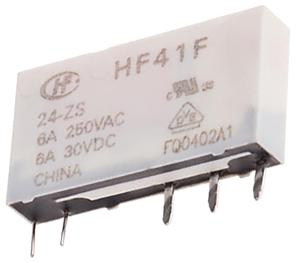 1 Pole Subminiature 5mm Slim Power Relay, 1CO, 12V, 6A - HF41F/012-ZS