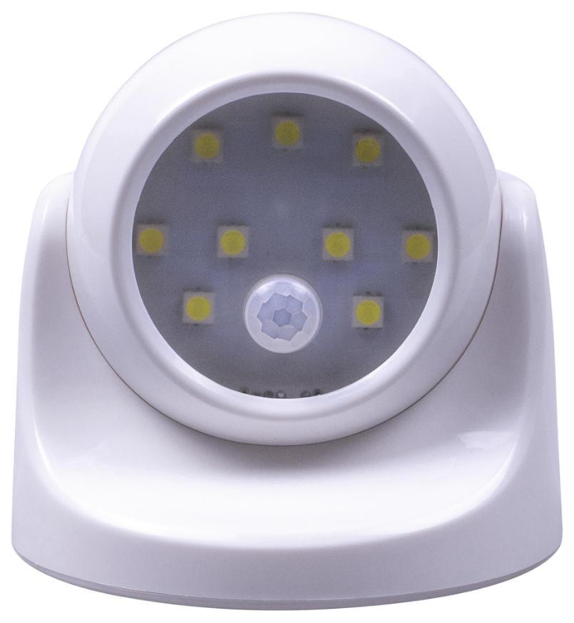 9 LED Motion Sensor Light with PIR, White - GH120 ST HELENS HOME AND GARDEN