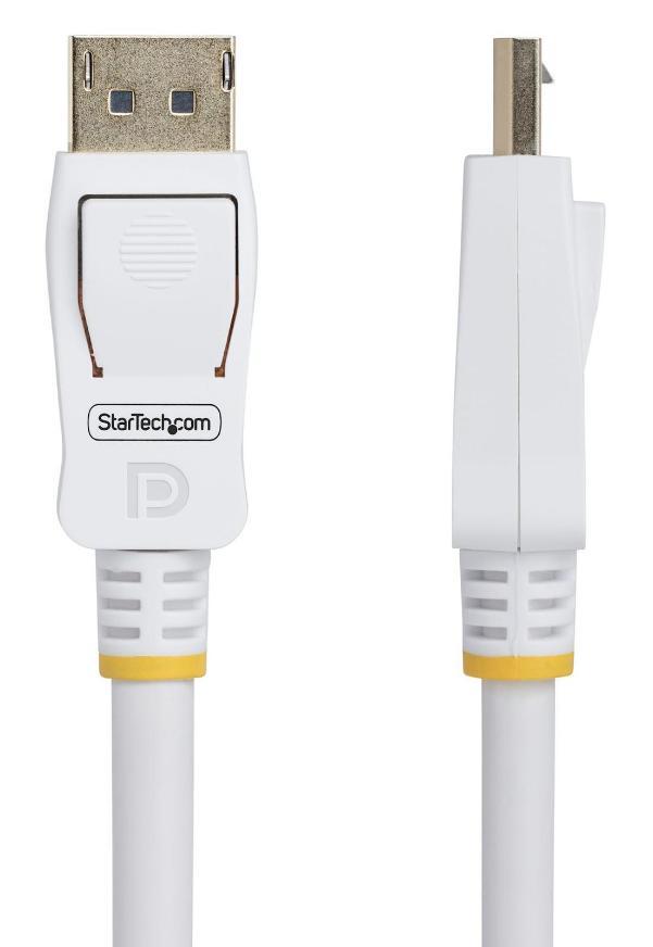 4K UHD 60Hz VESA Certified DisplayPort 1.2 Lead, 3m White - DP12-CABLE-10FTW