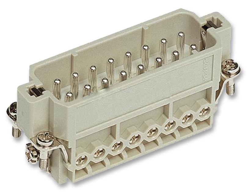 Heavy Duty Connector 16+Pe Signal Han A Insert 17 Contacts 16A Plug Screw Pin