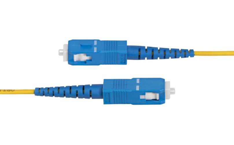 Single Mode OS2 LC-SC Simplex LSOH Fibre Optic Patch Lead, 1m - SPSMLCSC-OS2-1M