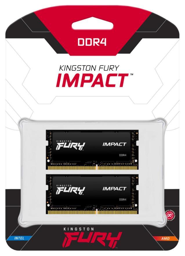 64GB FURY Impact DDR4-3200 PC4-25600 SODImm RAM Kit (2x 32GB