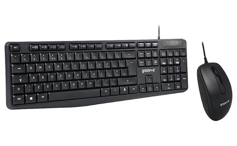 PORT Set Tastiera E Mouse Cablati USB – Silenziosi, 104 Tasti, Ottico 1000 DPI, Ambidestro - 2