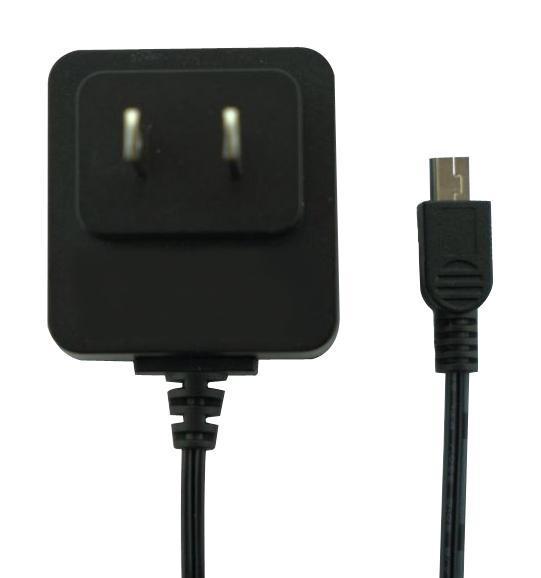 Alimentation CA/CC prise USA avec USB, 5 V CC, 1 A, 5 W, câble mini USB-B - MP011414