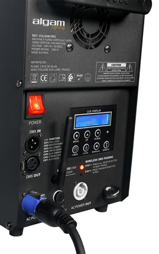 1500W Horizontal / Vertical CO2 FX machine - VULKAN-PRO