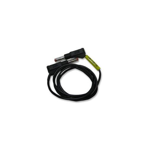 MC (MULTI CONTACT) - 20790-4 (BLACK) - TEST LEAD, 4MM PLUG-PLUG SHRD 1M BLACK