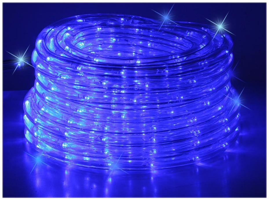 Xmas Lights Decoration LED Rope Light 24 Metres Blue Indoor & Outdoor IP55