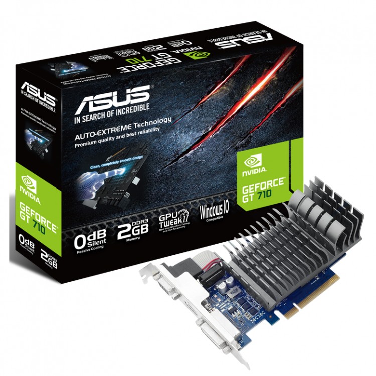 Asus GeForce GT 710 SILENT 2048MB GDDR3 PCI-Express Graphics Card | eBay
