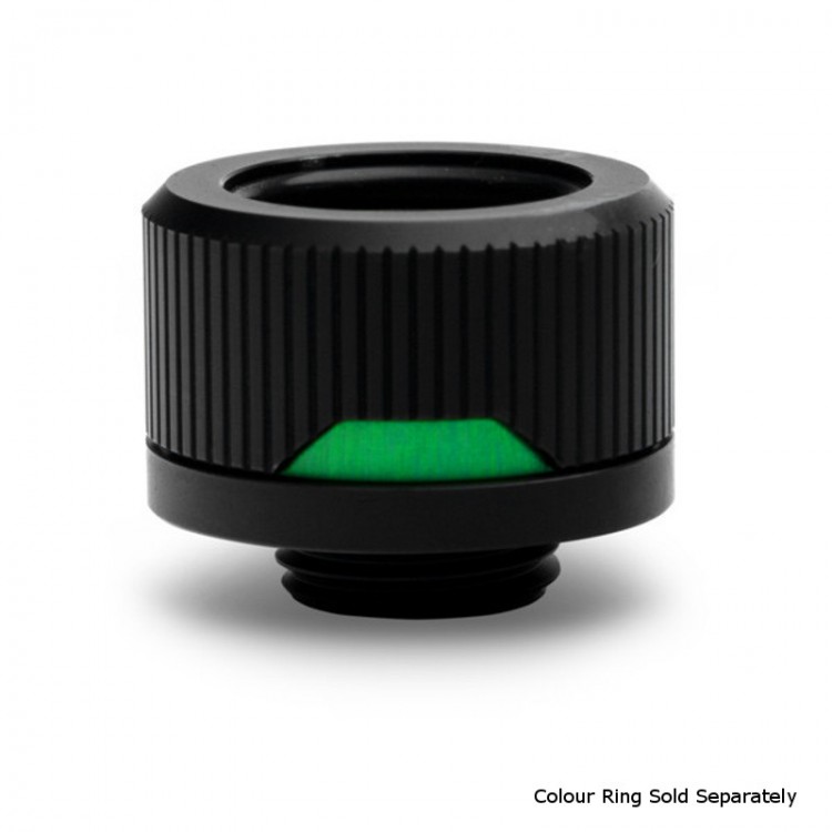 EK Water Blocks EK-Torque HTC 16mm Hard Tubing Fitting - Black