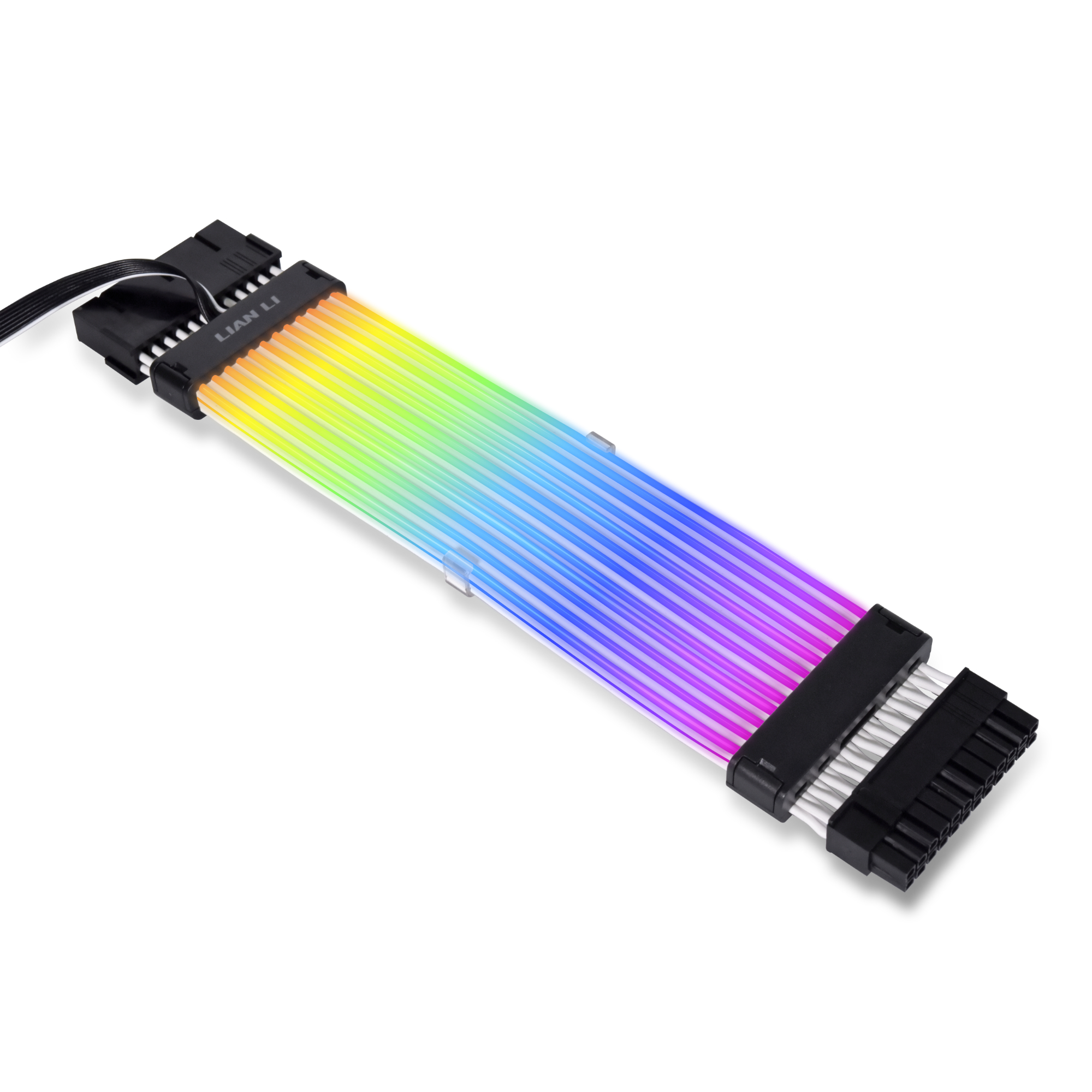 CABLE D'EXTENSION LIAN LI STRIMER PLUS V2 PW24-V2ARGB 24 PIN 1 Câble d'extension de carte mère Lian Li Strimer Plus V2 24 broches ARGB