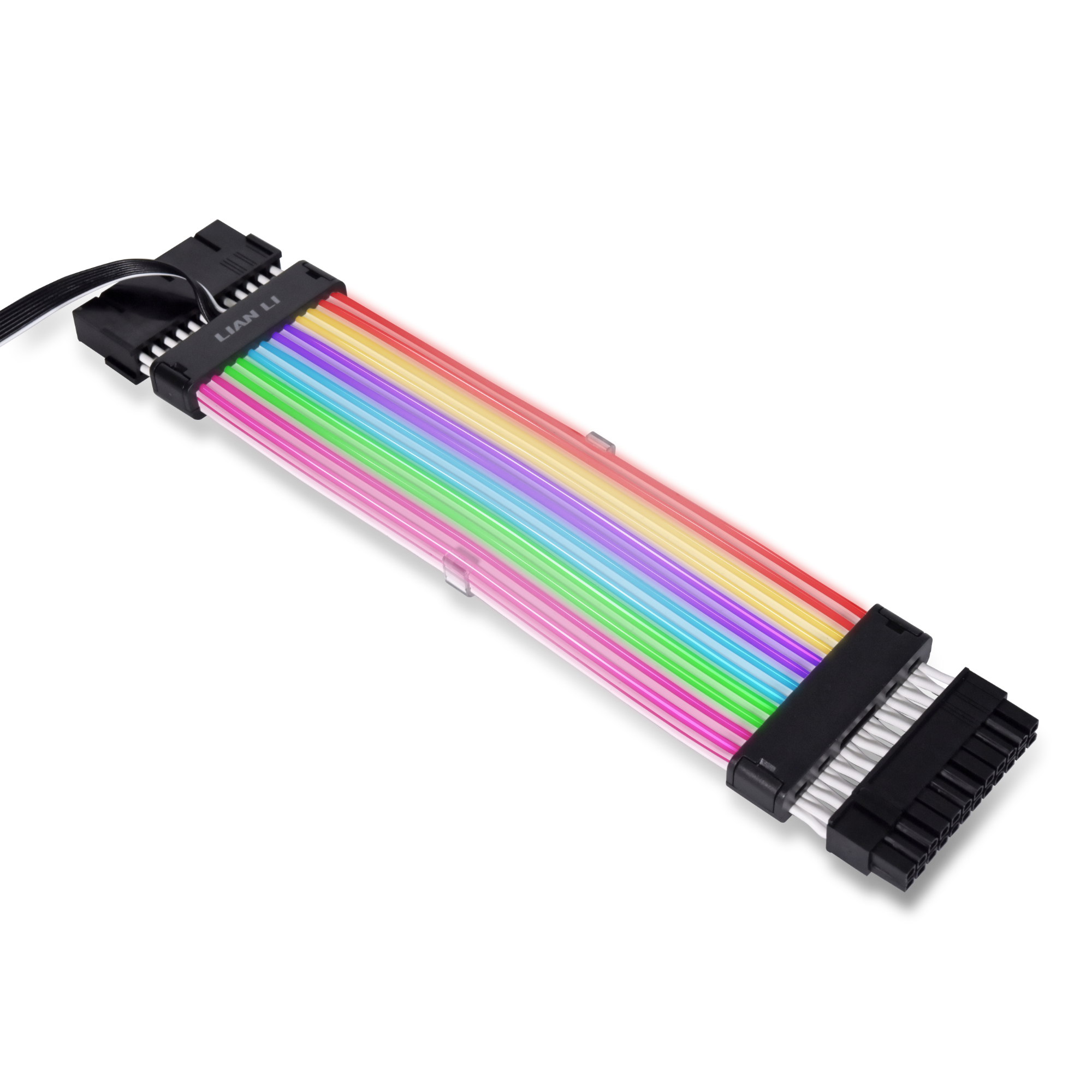 CABLE D'EXTENSION LIAN LI STRIMER PLUS V2 PW24-V2ARGB 24 PIN 2 Câble d'extension de carte mère Lian Li Strimer Plus V2 24 broches ARGB