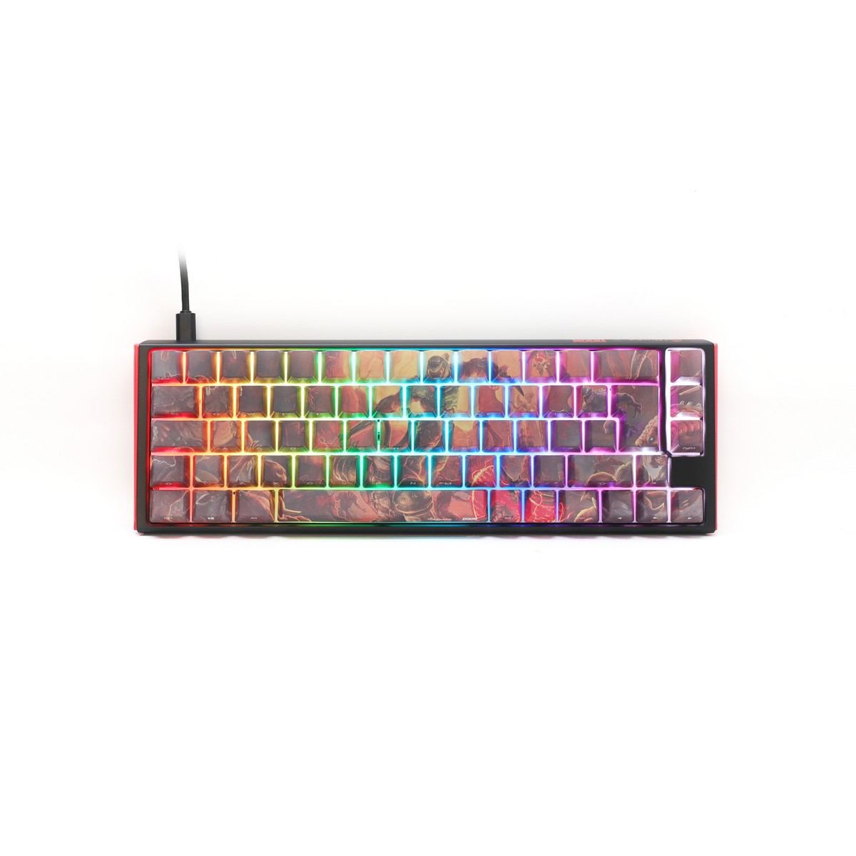 Ducky x DOOM SF 65% Gaming Keyboard Limited Edition Cherry MX Silent Red Switche