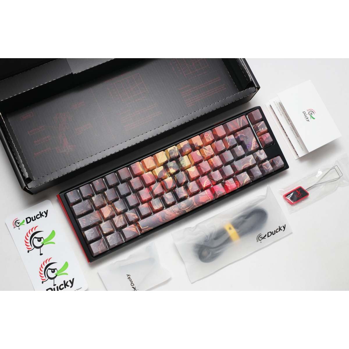 Ducky x DOOM SF 65% Gaming Keyboard Limited Edition Cherry MX Silent Red Switche