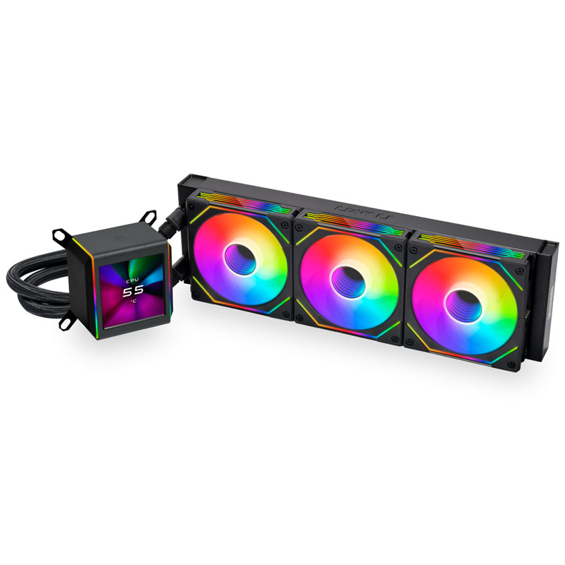 Lian Li Galahad II LCD SL-INF AIO 360mm Performance ARGB CPU Water Cooler Black