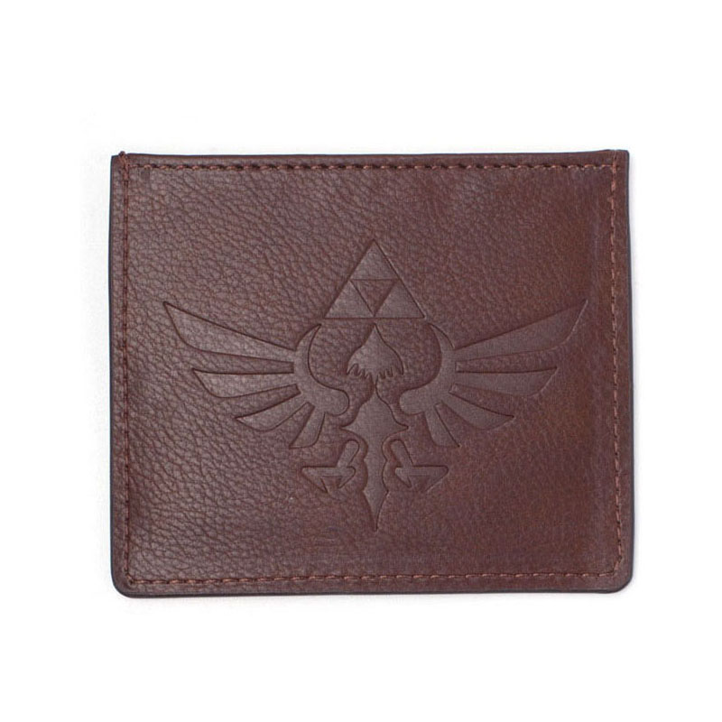 Legend of Zelda Retro Triforce Badge Marron Portefeuille