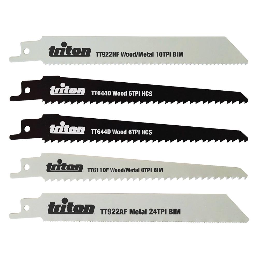 Triton Recip Saw Blade Set 5 pieces 150mm 5024763149672 eBay