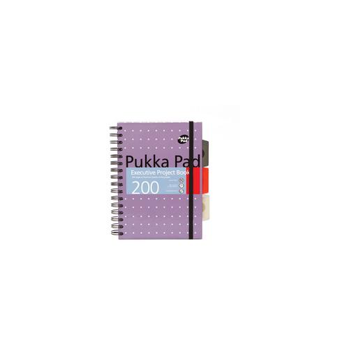 6336-MET Pukkapad A5 Exe Metallic Project Bk Confezione da 3