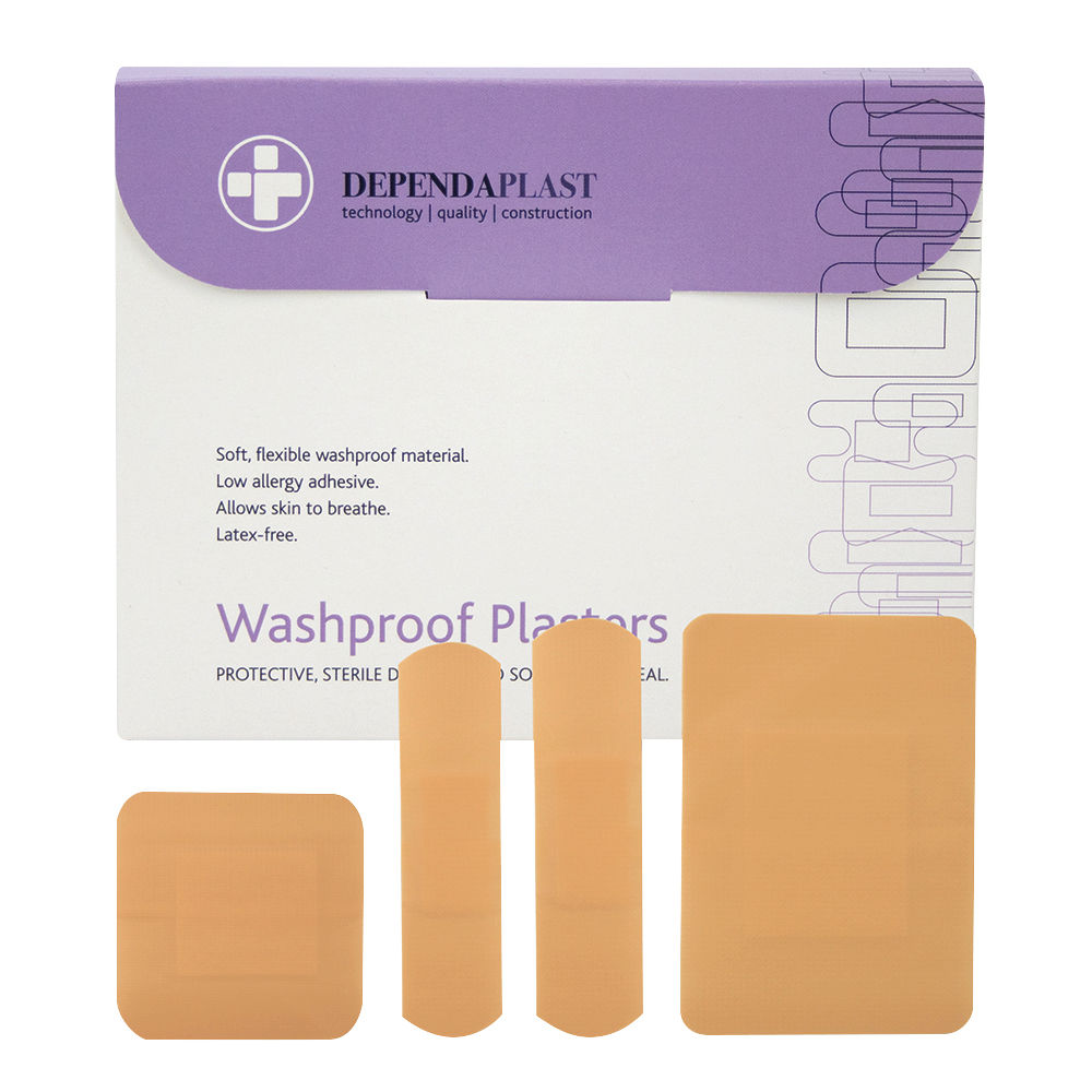 Reliance Medical Dependaplast Washproof Plasters (Pack of 100) 536