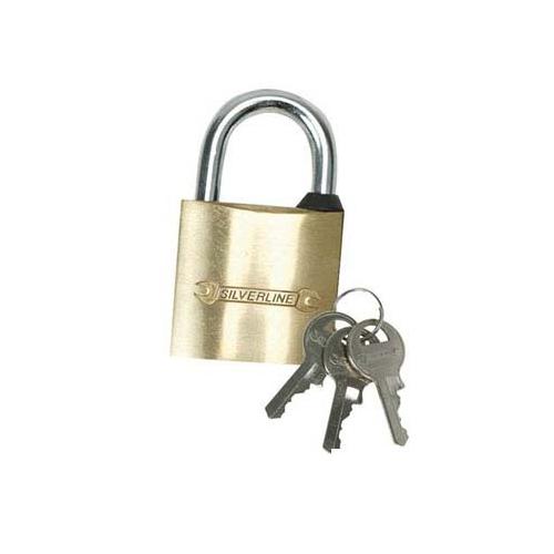 Silverline Brass LLADLOCK CLACKS Y ACCESORIOS de 50 mm