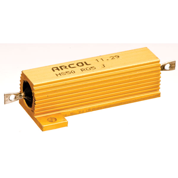 Resistencia revestida de aluminio Arcol HS50 47R J 50W