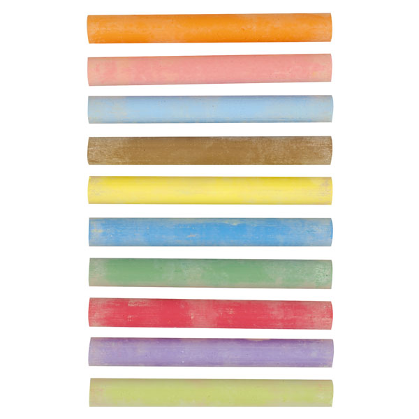 Giotto 539000 RoberColor Blackboard Chalk - Boîte assortie 100