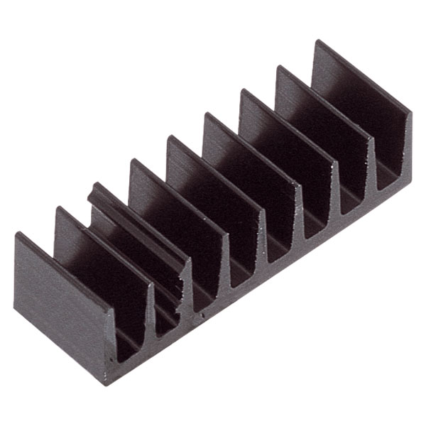 Fischer Elektronik ICK 40 B Dissipatore di calore per ICS 14-40 15.8° 51 x 19 x 4.8