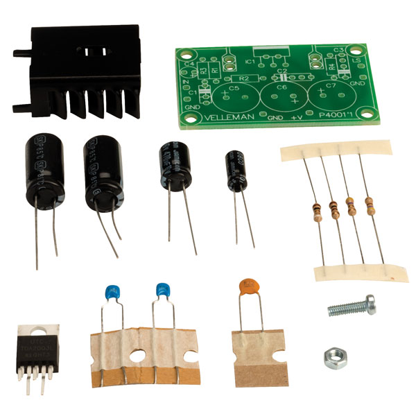 Velleman K4001 7W Mono Audio Amplifier Kit 5410329040017 eBay