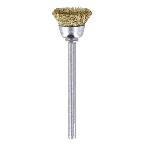 Dremel 26150536JA 536 Paquete múltiple de cepillos de latón con forma de copa de 13 mm - Paquete de 2