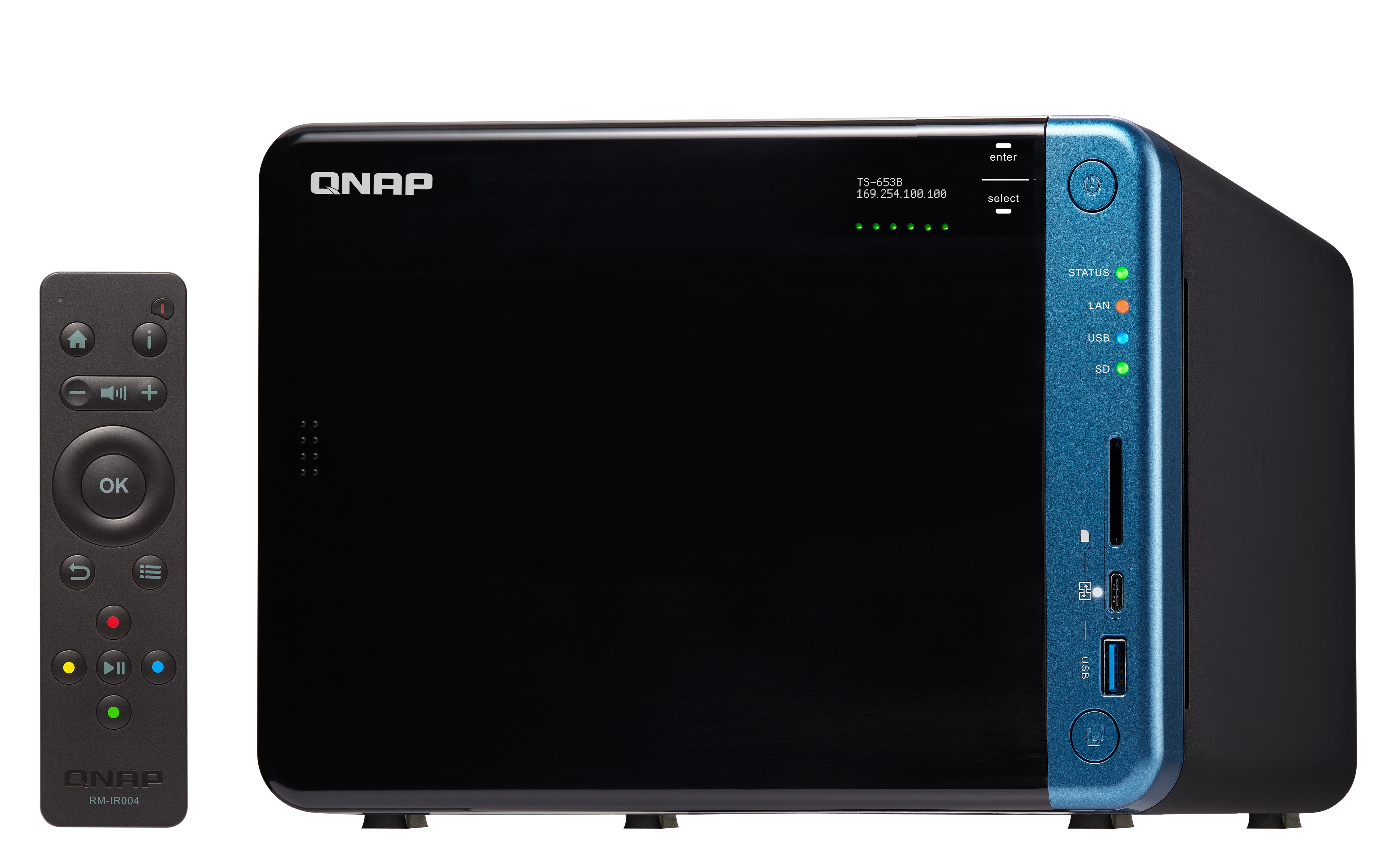 QNAP TS-653B-8G 24TB (6 X 4TB WD RED) 6 Bay NAS With 8GB RAM TS-653B-8G/24TB-RED