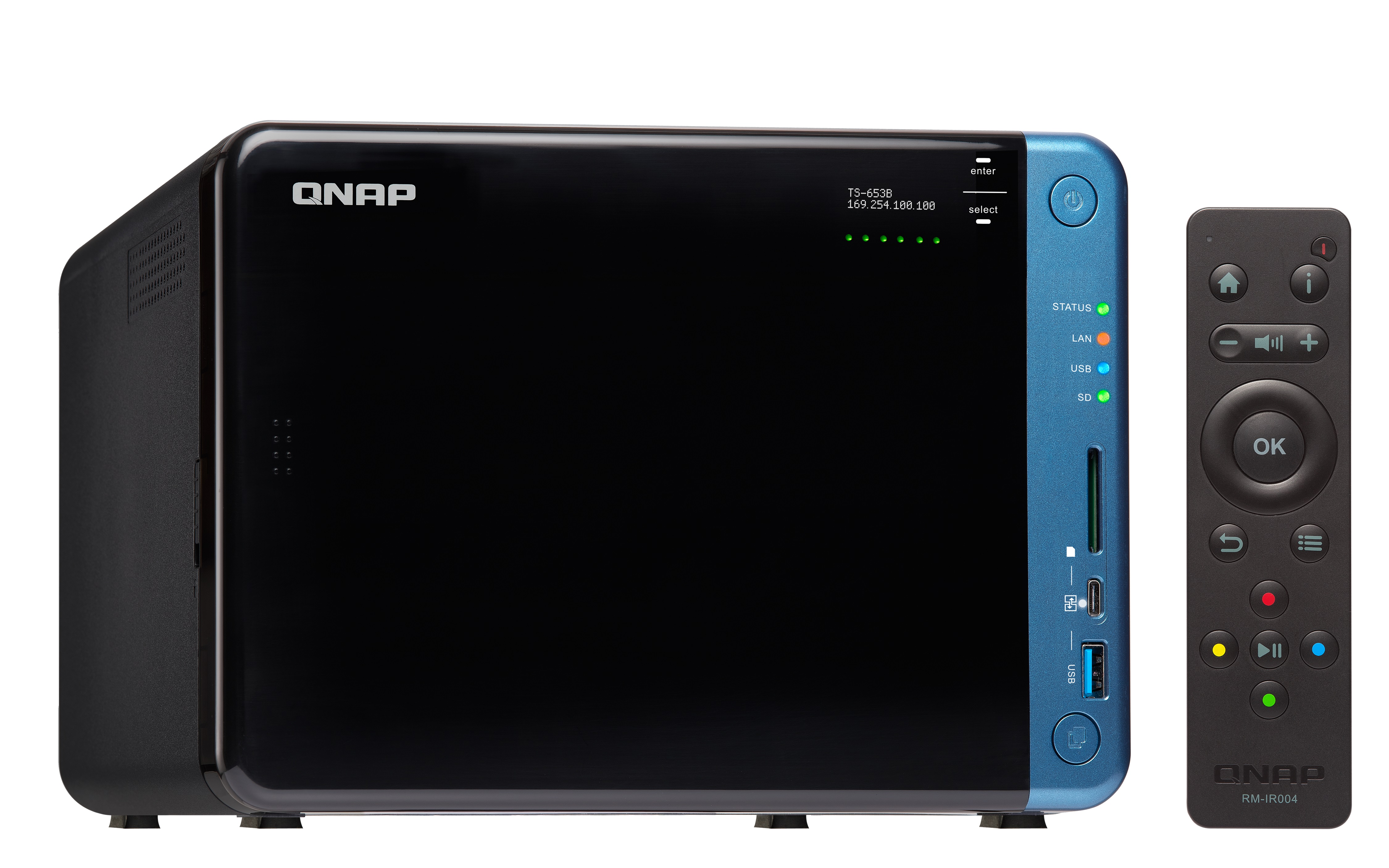 QNAP TS-653B-8G 24TB (6 X 4TB WD RED) 6 Bay NAS With 8GB RAM TS-653B-8G/24TB-RED