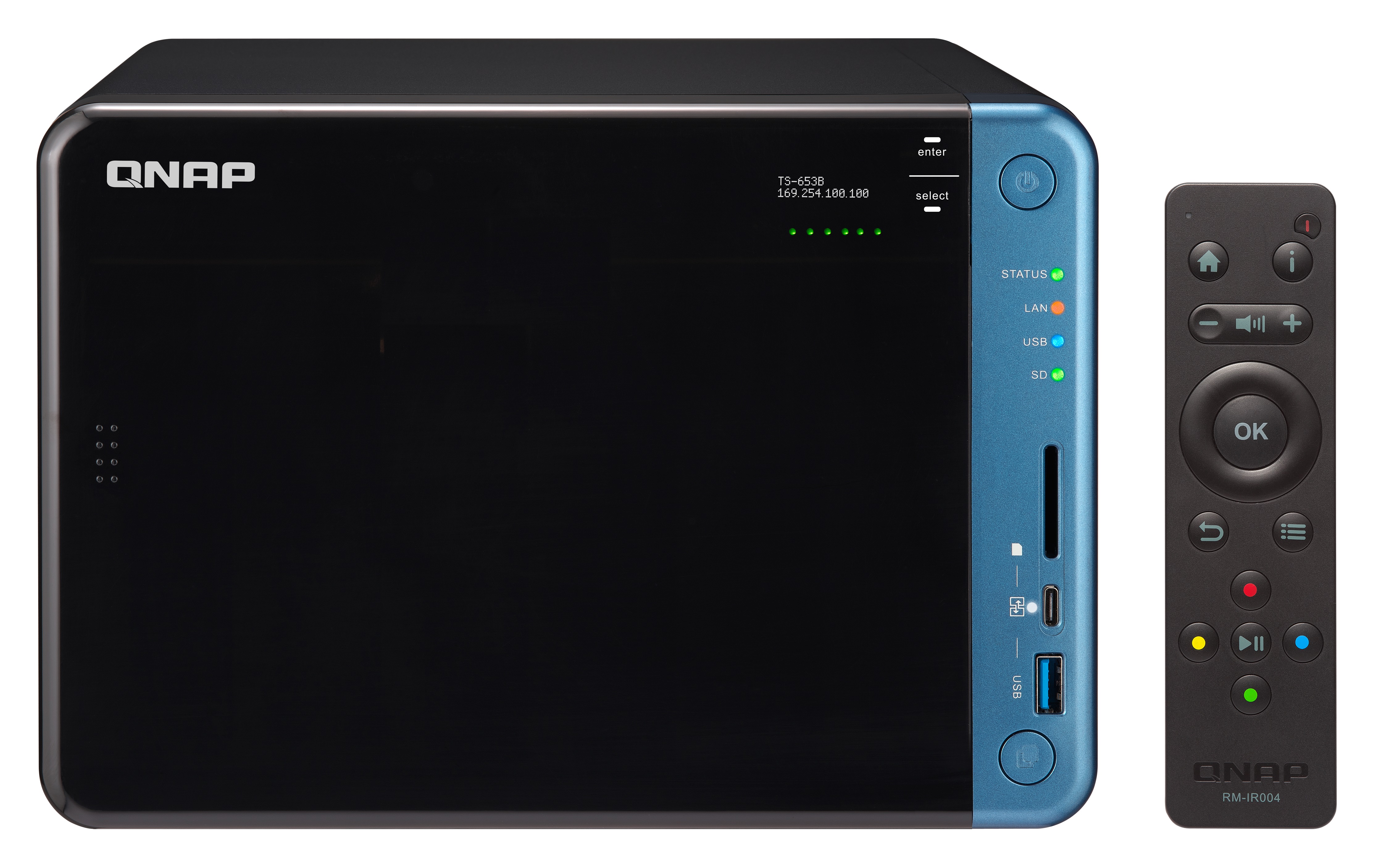QNAP TS-653B-8G 24TB (6 X 4TB WD RED) 6 Bay NAS With 8GB RAM TS-653B-8G/24TB-RED