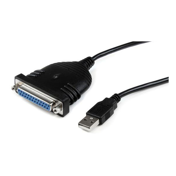 StarTech ICUSB1284D25 USB To Parallel Adapter Cable DB25