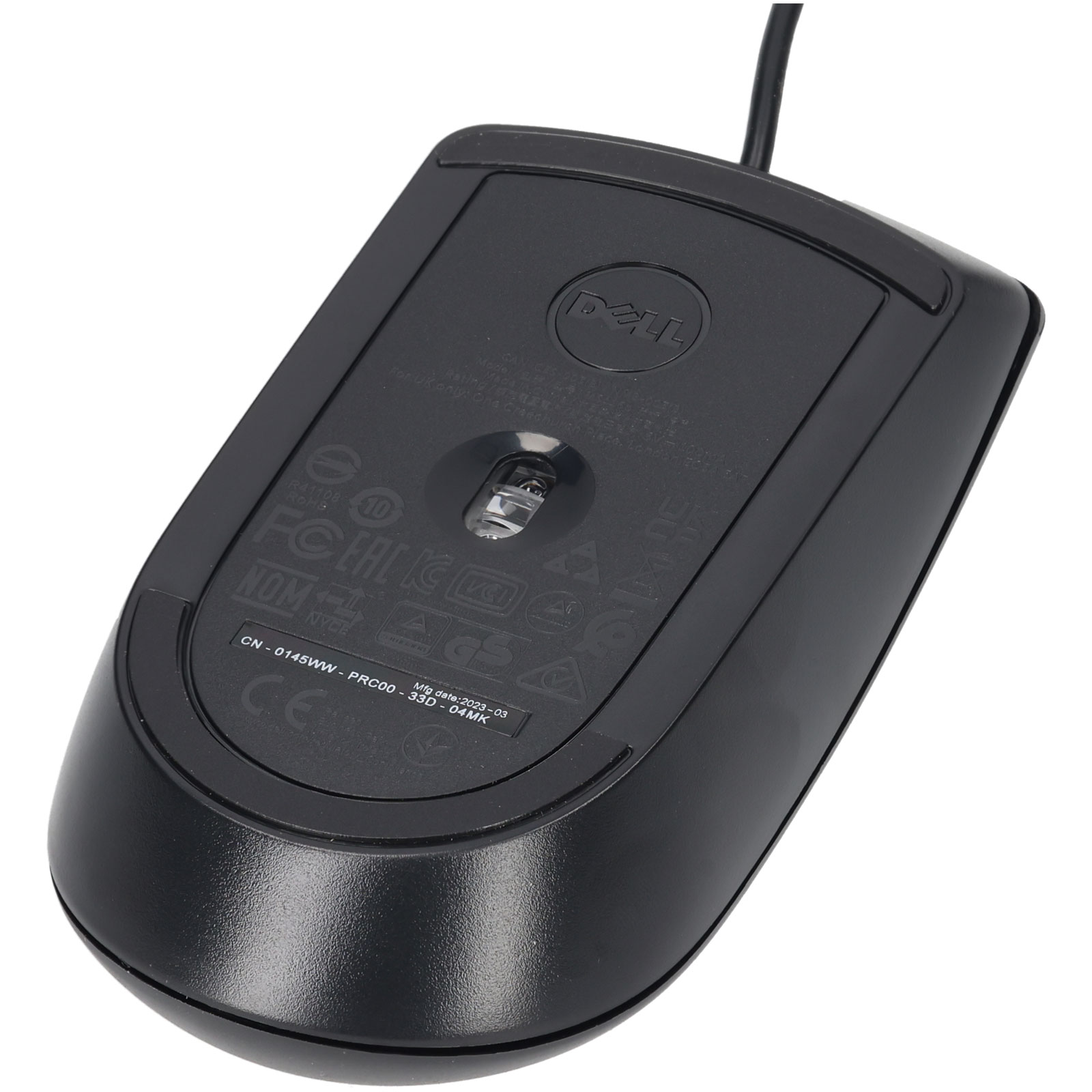 Dell 570-AAIS MS116 Mouse USB Optical 2 Button Black Cable 1000 dpi Scroll Wheel