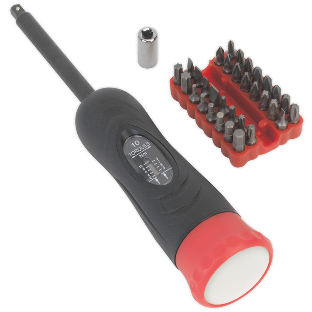 Sealey STS100 Torque Screwdriver 2-10nm 1/4